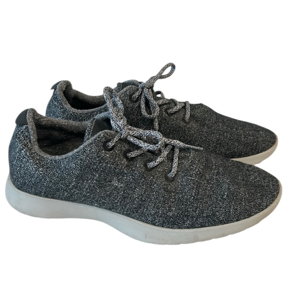 Allbirds Men's Dark Gray Wool Runners Speckled Comfortable Sneakers Size 13